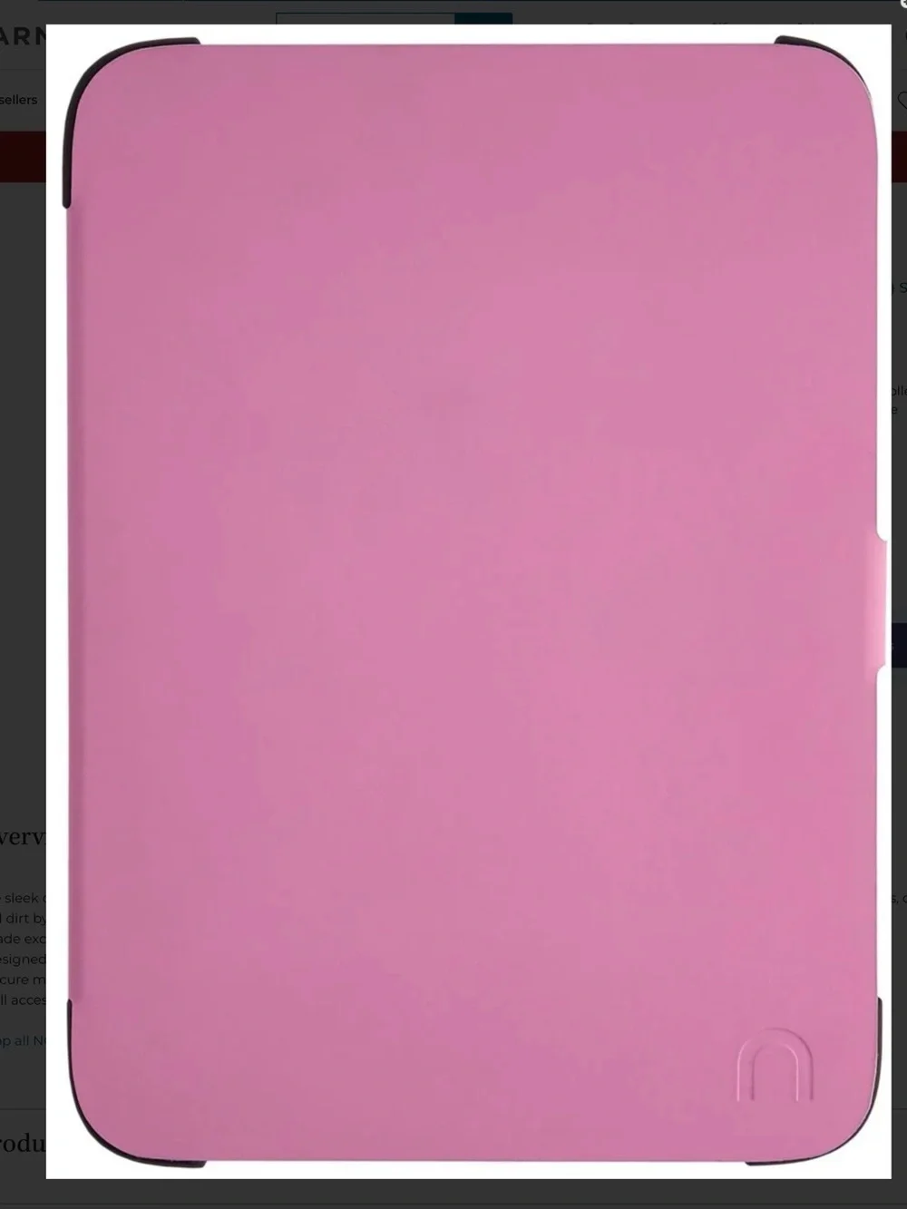Nook GlowLight Plus Book Cover with Tab in Violet | NIB